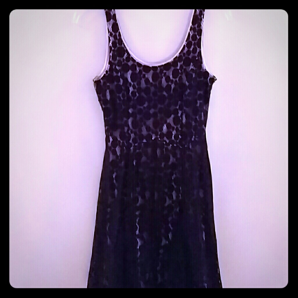 Lacy Polka-Dot Prom dress